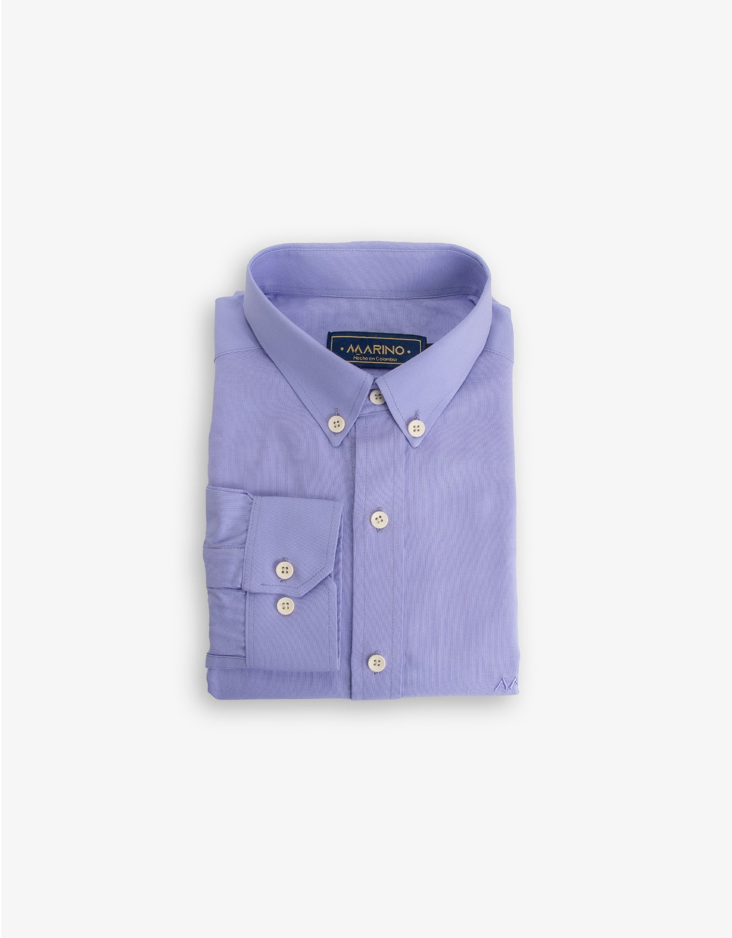 Camisa Oxford Hombre Lila