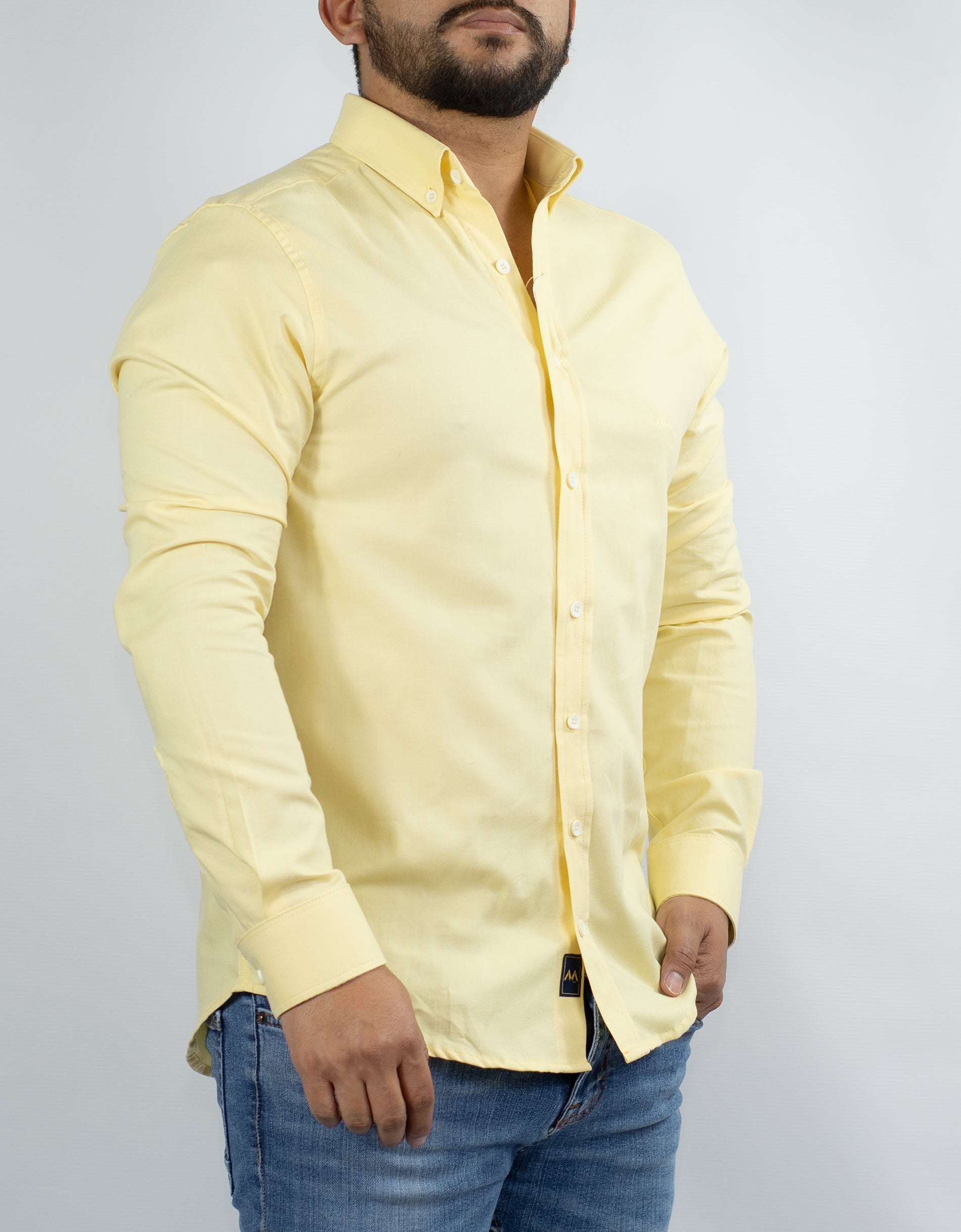 Camisa Lino Shirt Camisa Amarillo Hombre Camisa Lino Orgánico