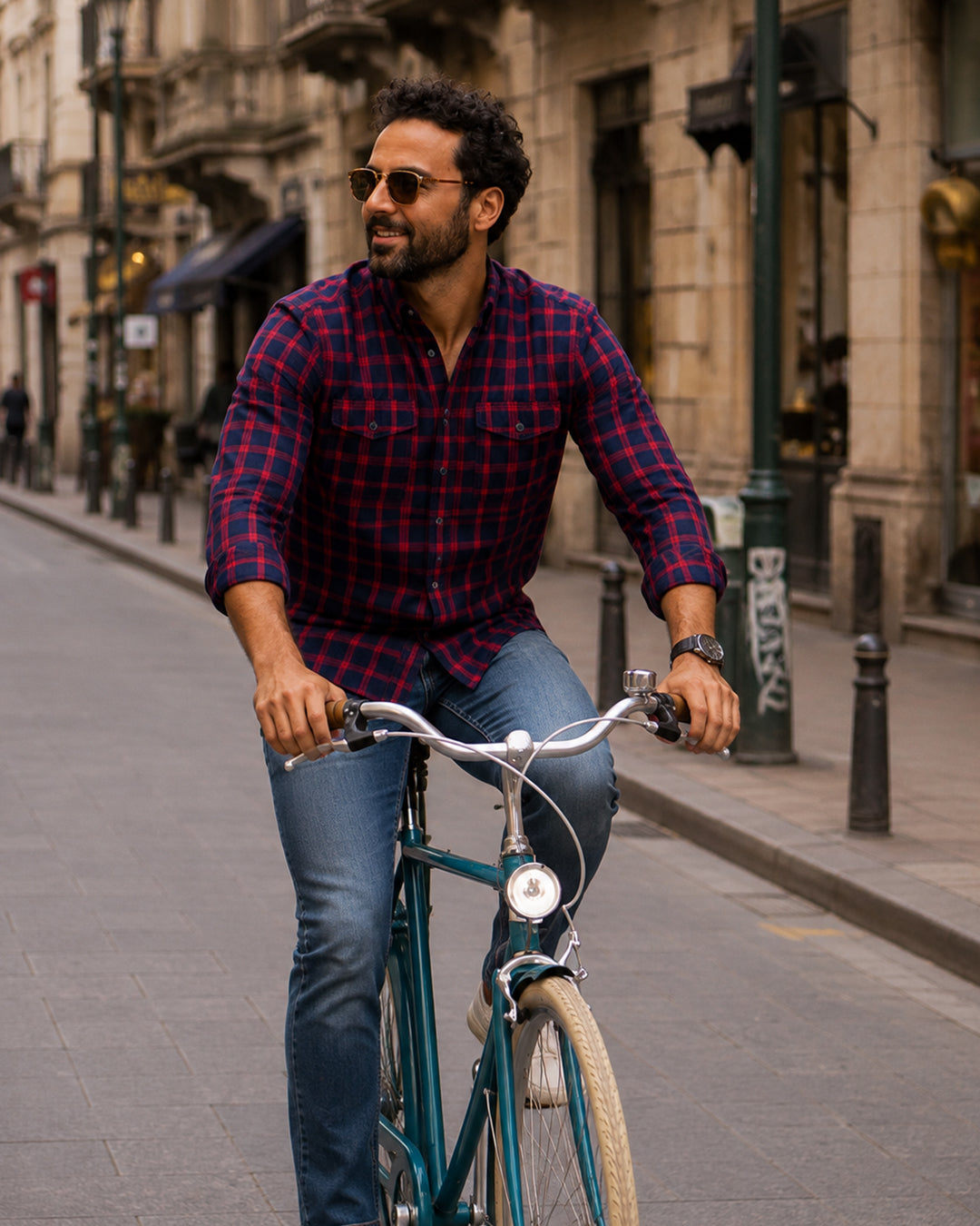 Camisas de Cuadros Hombre | Marino