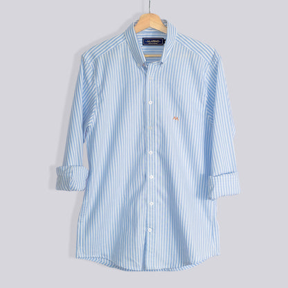 Camisa Rayas Aqua Line - Marino