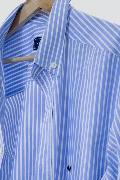Camisa Rayas Azul Cielo – Regular Fit | Marino