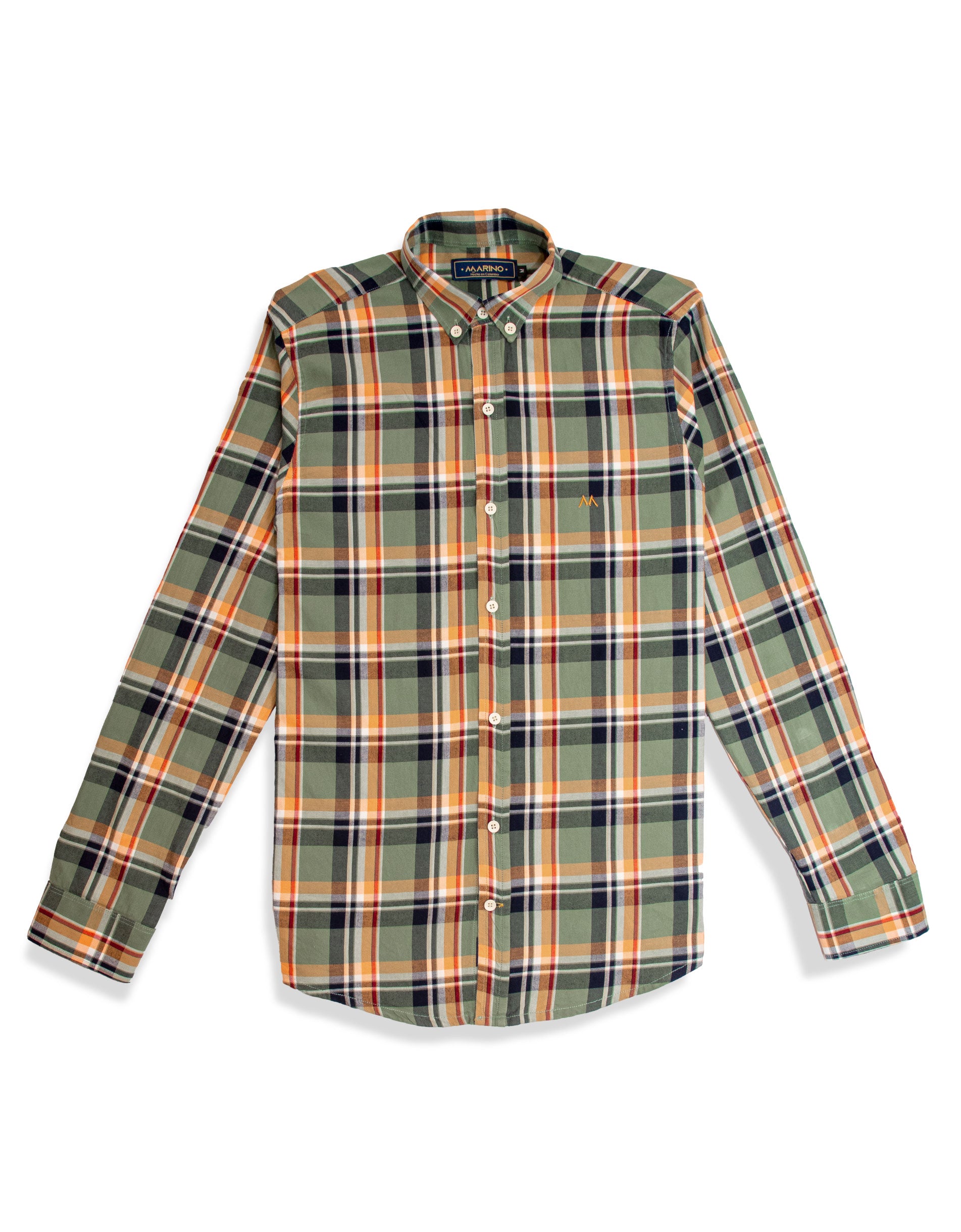 Camisa de cuadros verde