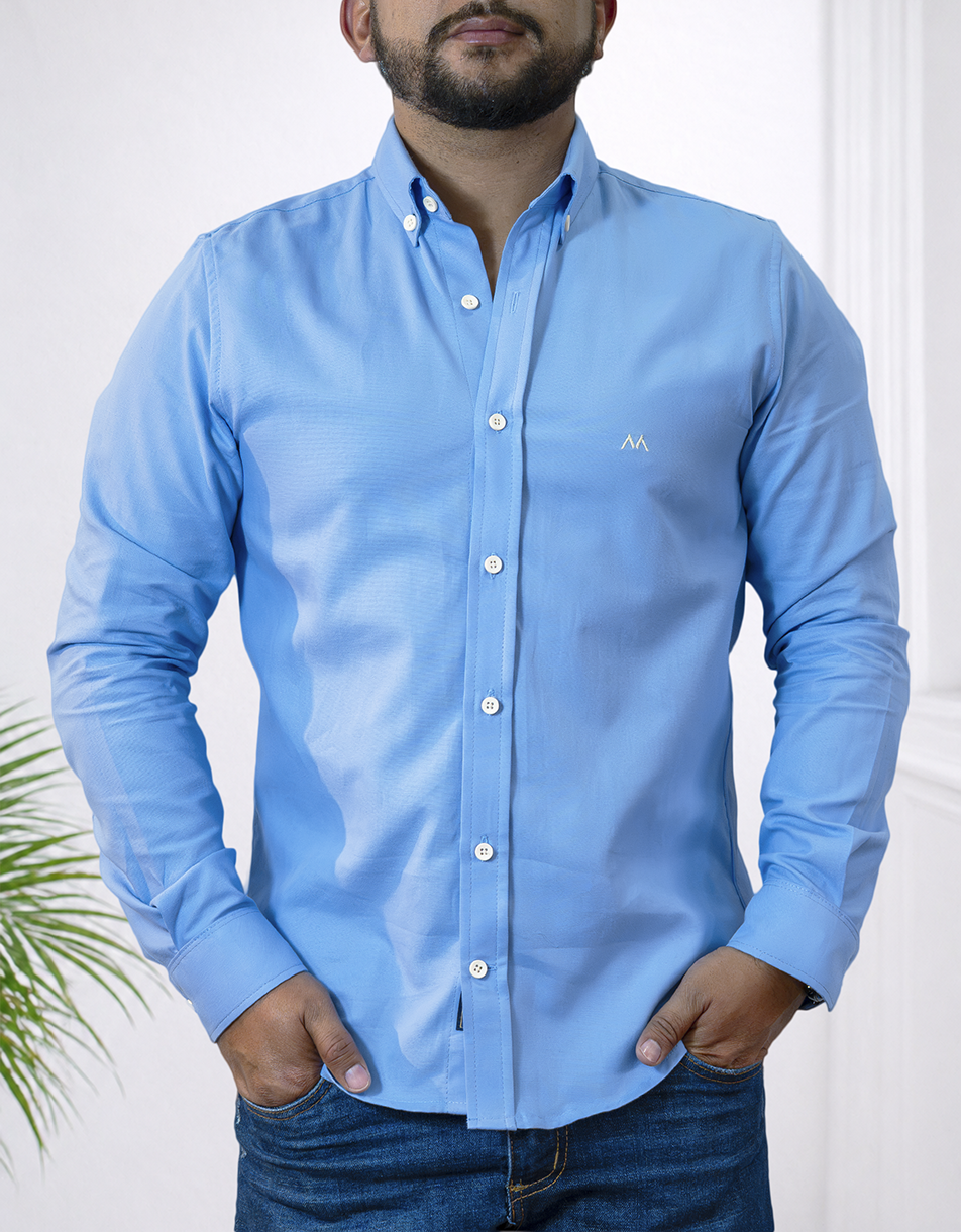 Camisa Oxford Azul – Regular Fit | Marino